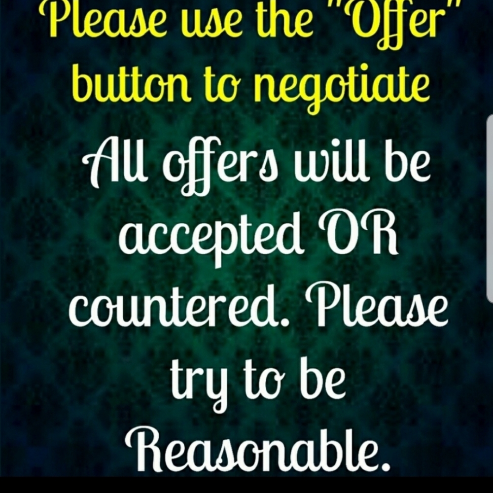 Resonable Offers Welcome